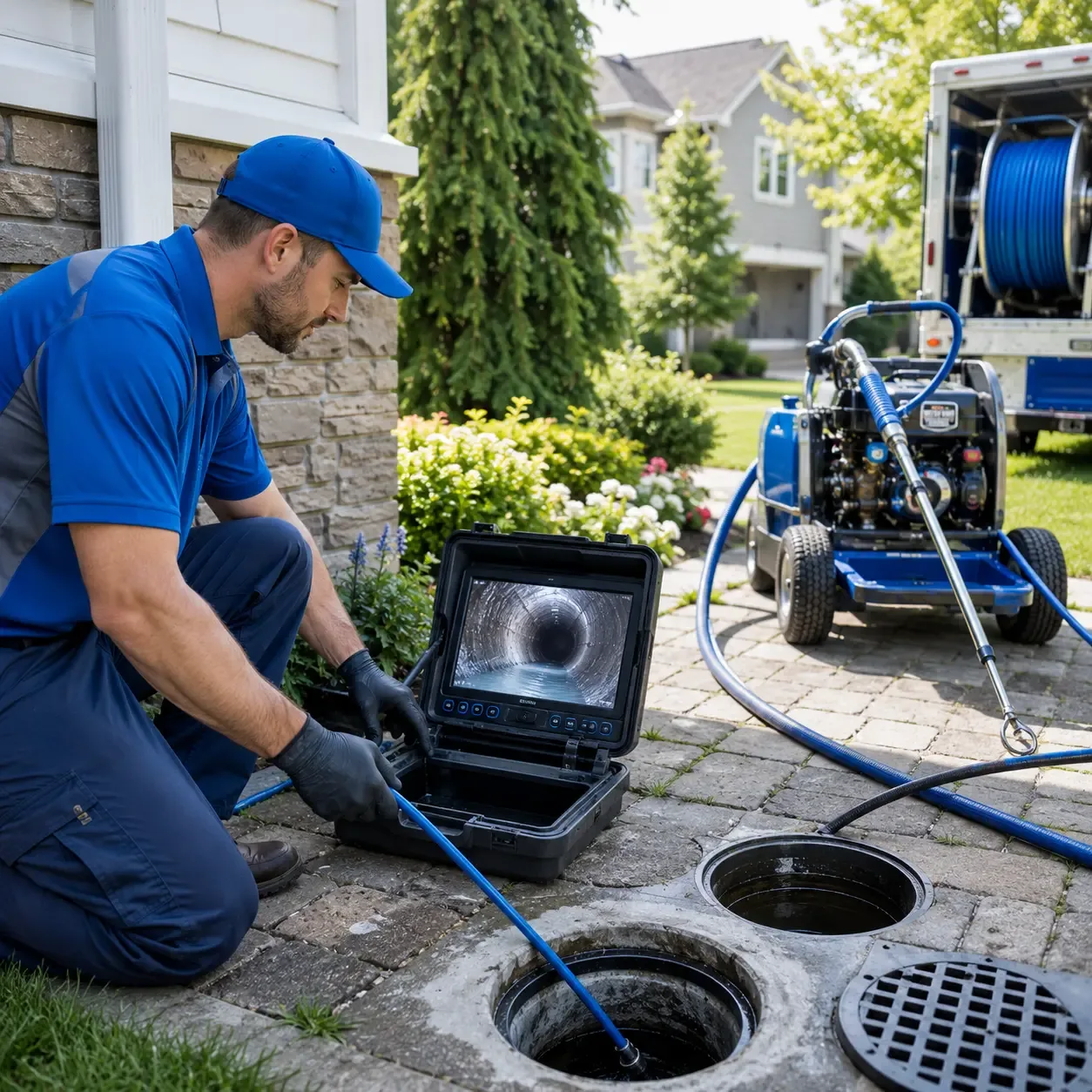 Outdoor drain cleaning professionals serving Amsterdam, MO